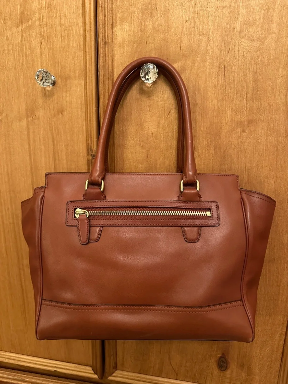 Coach Legacy Candace Carryall 19890 Cognac EUC MSRP $398 - Picture 2 of 11